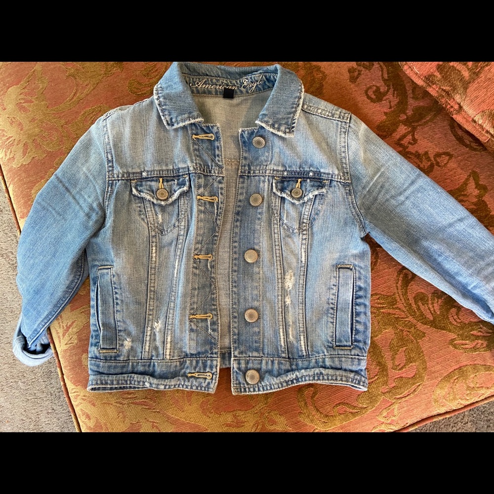 American Eagle Distressed Jean Jacket